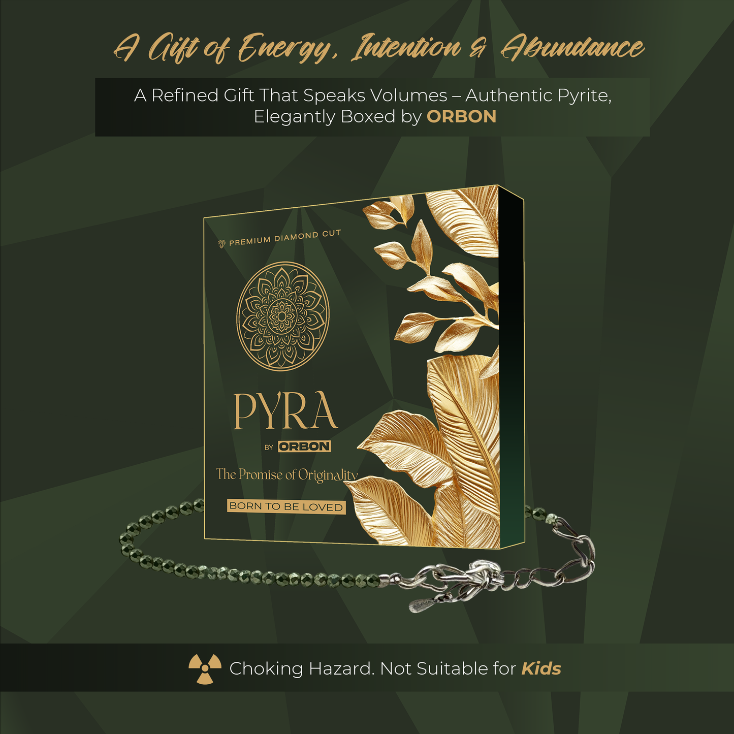 PYRA Pyrite Anklet