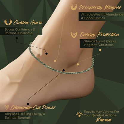 PYRA Pyrite Anklet