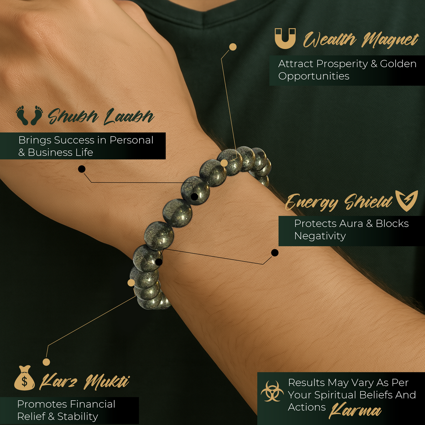 PYRA Pyrite Bracelet