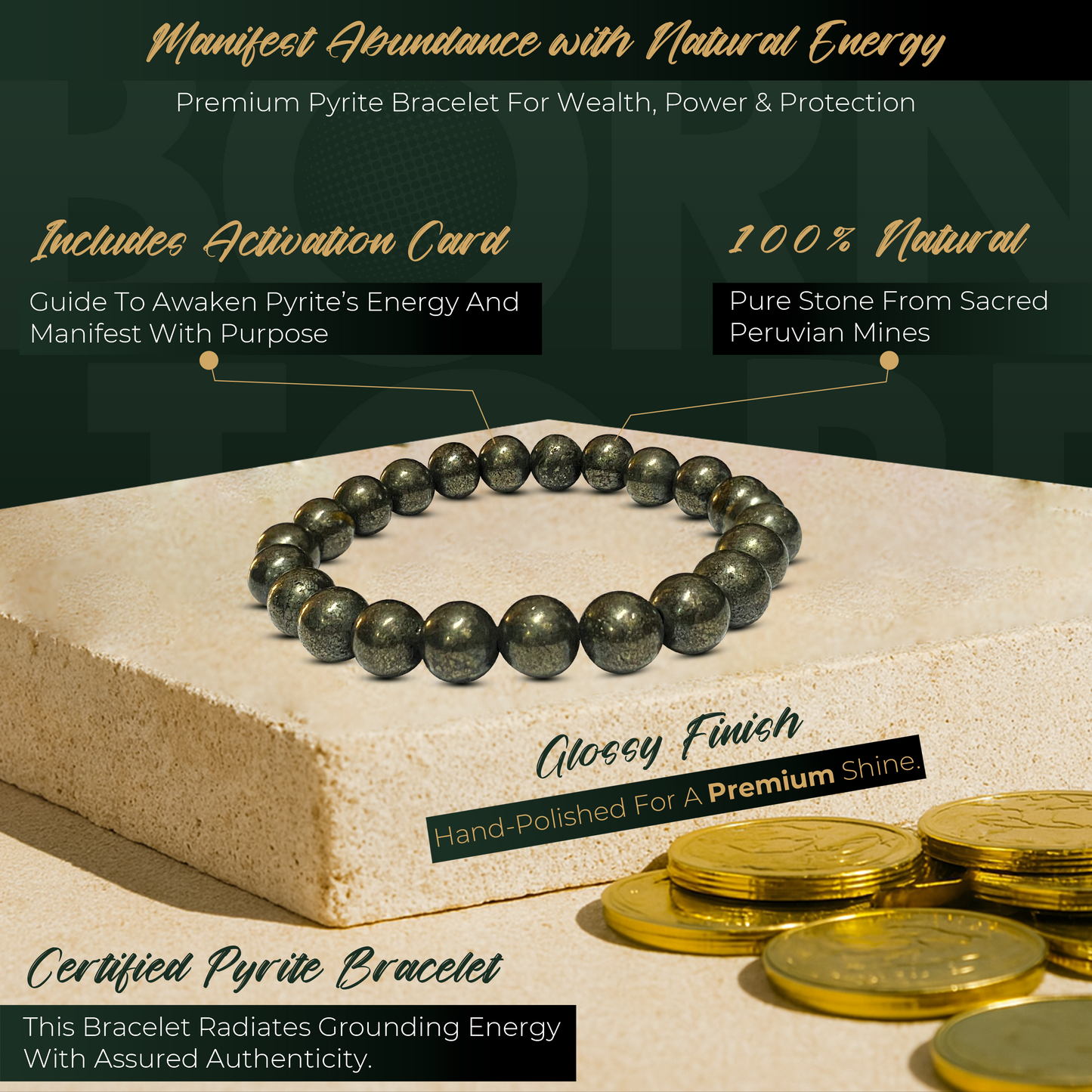 PYRA Pyrite Bracelet