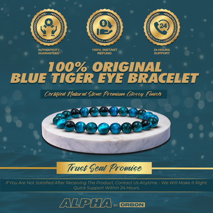 ALHA BLU Tiger Eye Bracelet