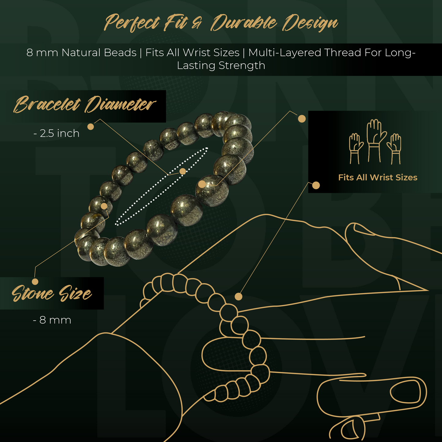 PYRA Pyrite Bracelet