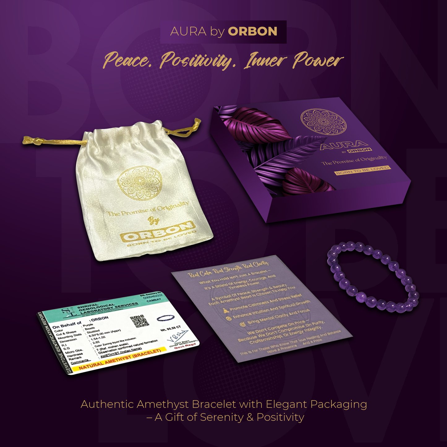 AURA Amethyst Bracelet