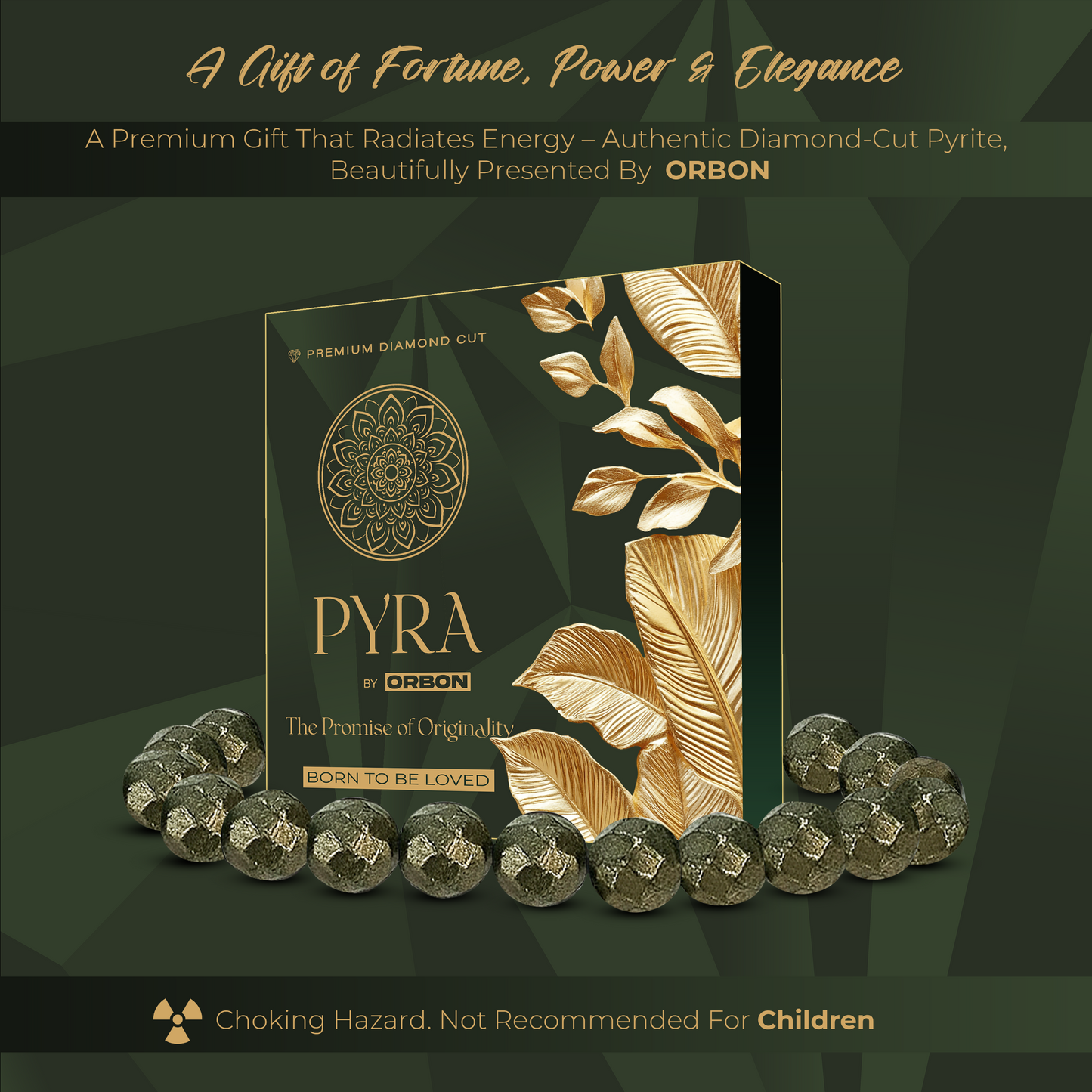 PYRA Diamond Cut Pyrite Bracelet