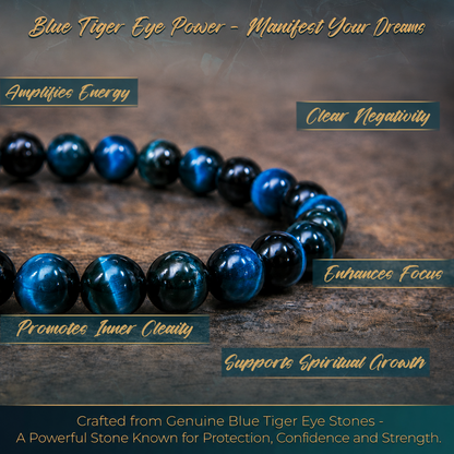 ALHA BLU Tiger Eye Bracelet