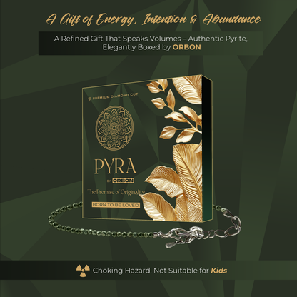 PYRA Pyrite Anklet
