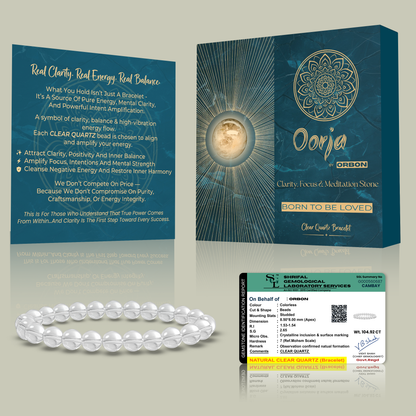 OORJA Clear Quartz Bracelet