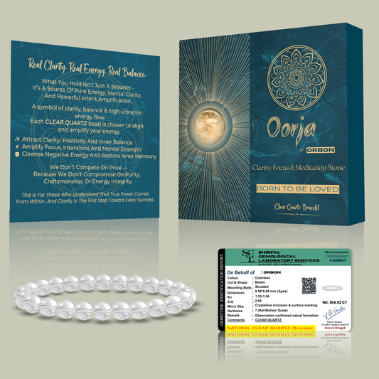 OORJA Clear Quartz Bracelet
