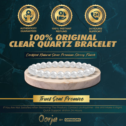 OORJA Clear Quartz Bracelet