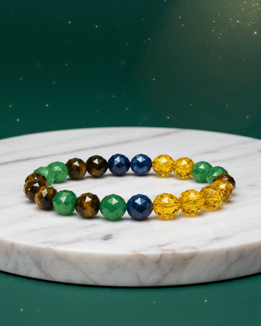 DHANA Diamond Cut Money Magnet Bracelet