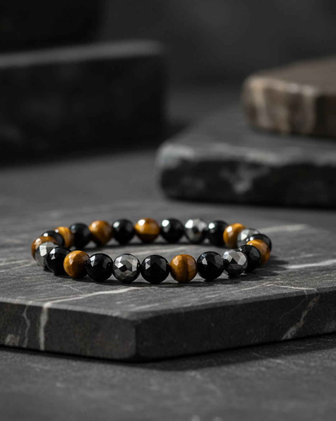 RAKSHA Diamond Cut Triple Protection Bracelet