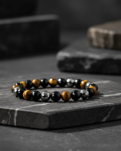 RAKSHA Diamond Cut Triple Protection Bracelet