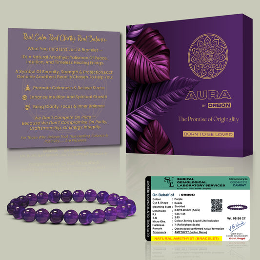 AURA Purple Amethyst Bracelet