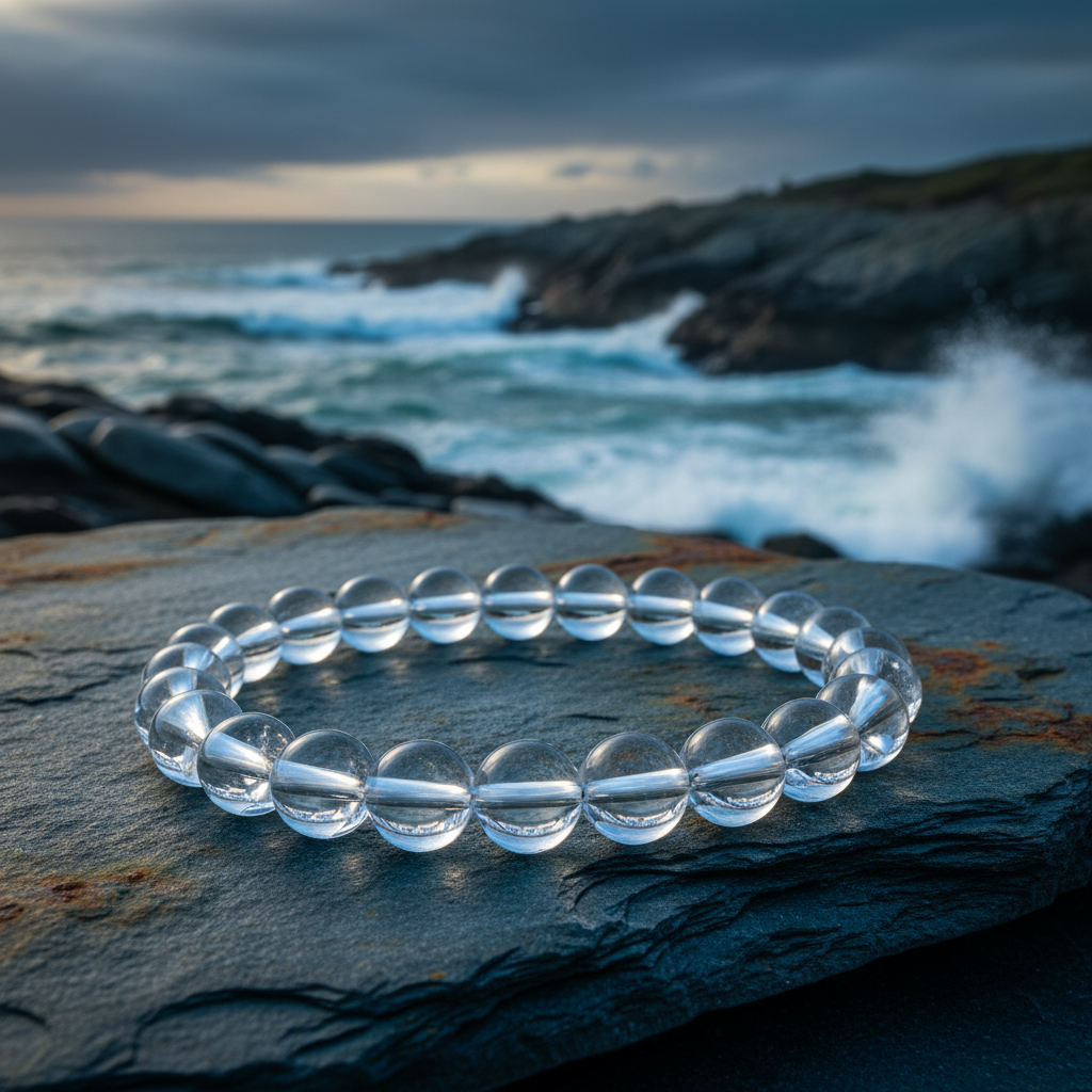 OORJA Clear Quartz - Rusty Blue Coastal Lifestyle