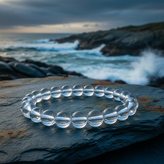 OORJA Clear Quartz - Rusty Blue Coastal Lifestyle