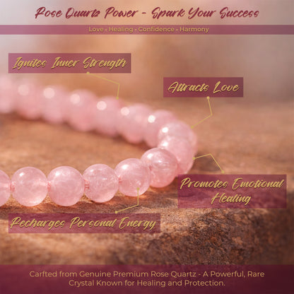 LUVA Rose Quartz Bracelet
