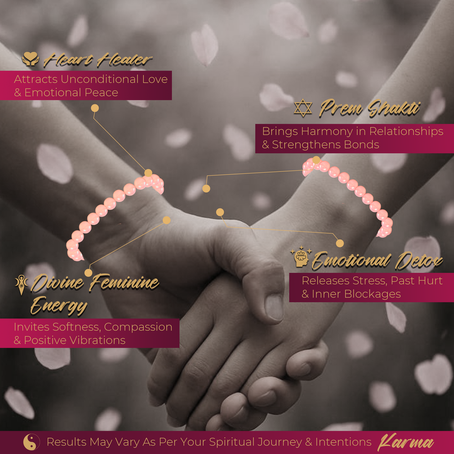 LUVA Rose Quartz Bracelet